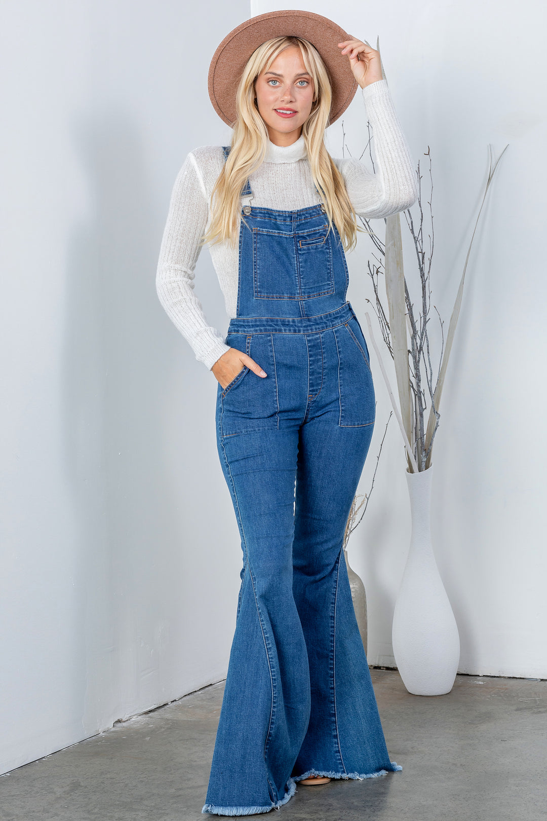 Flare Denim Overall S / Denim
